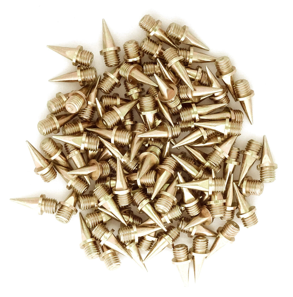 Ecospikes Stainless Steel Track And Cross Country Spikes (1/2 '' Gold, 80X)