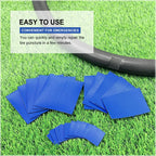 Pax 30Pcs 25X25Mm Classic Nature Rubber Patches, Nature Rubber Sheet, Suitable For Tubeless Bikes, Bicycles, Motorcycles, Scoote