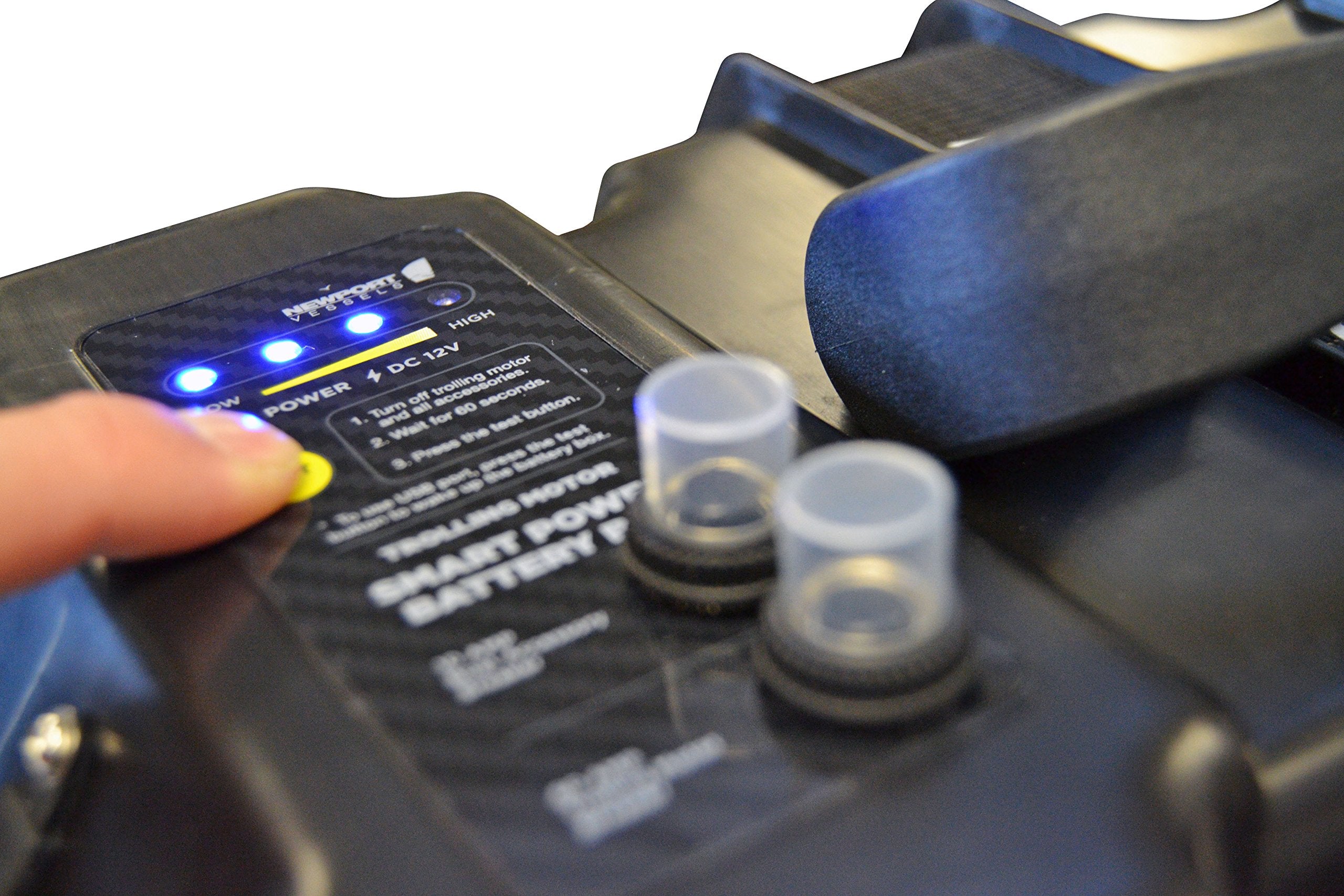 Newport Vessels Trolling Motor Smart Battery Box Power Center With Usb And Dc Ports