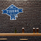 Rico Industries Ncaa Memphis Tigers Diamond Shape Cut Pennant - Home And Living Room D  Cor - Soft Felt Ez To Hang 20.5 X 18
