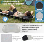 Marchway Ultralight Inflatable Camping Pillow With Soft Washable Cover, Compact Compressible Portable Travel Air Pillow For Outd