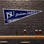 Rico Industries Ncaa Jackson State Tigers - Jsu Classic 12'' X 30'' Felt Wall D  Cor Pennant - Great For Home/Bed Room/Man Cave