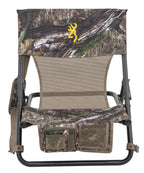Browning Low-Profile Woodland Hunting Chair With Flat-Folding Design, Durable Steel Frame, Hanging Call Organizer Pocket, And Pa