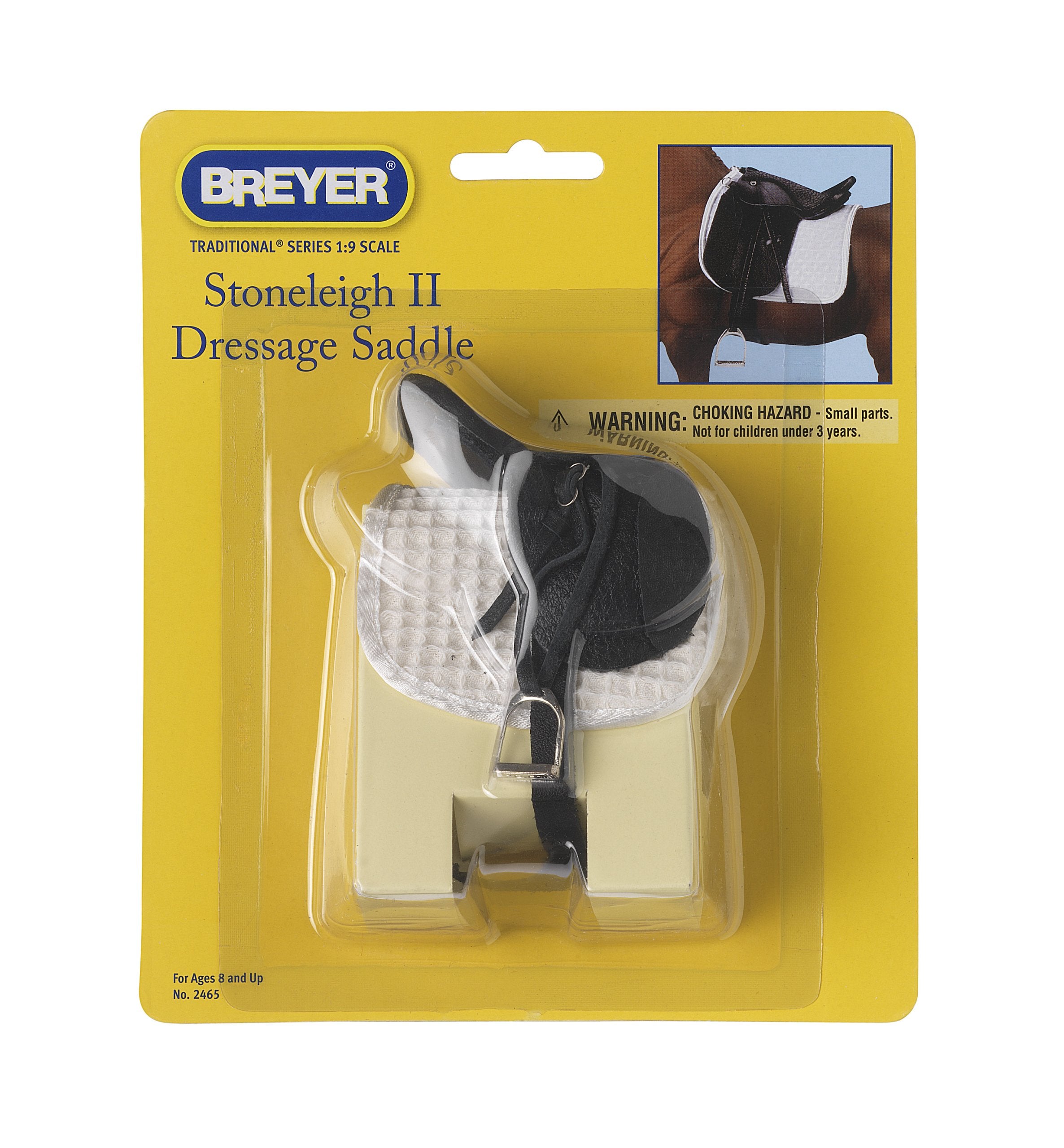 Breyer Traditional Stoneleigh Ii Dressage Saddle - Black (1: 9 Scale), Multicolor