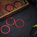 Frienda 10 Pieces Bike Bicycle 7 8 9 10 11 Speed Cassette Washer Anodized Aluminium Alloy Flywheel Hub Washer 1Mm 1.5 Mm 2 Mm 2.