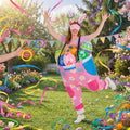 Seematn 13 Pcs Easter Granny Pant Yard Game Set, Outdoor Easter Games for Family Adults Yard Tossing, Giant Granny Pants with Co