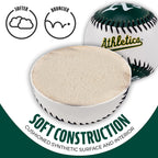 Franklin Sports Oakland Athletics Mlb Team Baseball - Mlb Team Logo Soft Baseballs - Toy Baseball For Kids - Great Decoration Fo