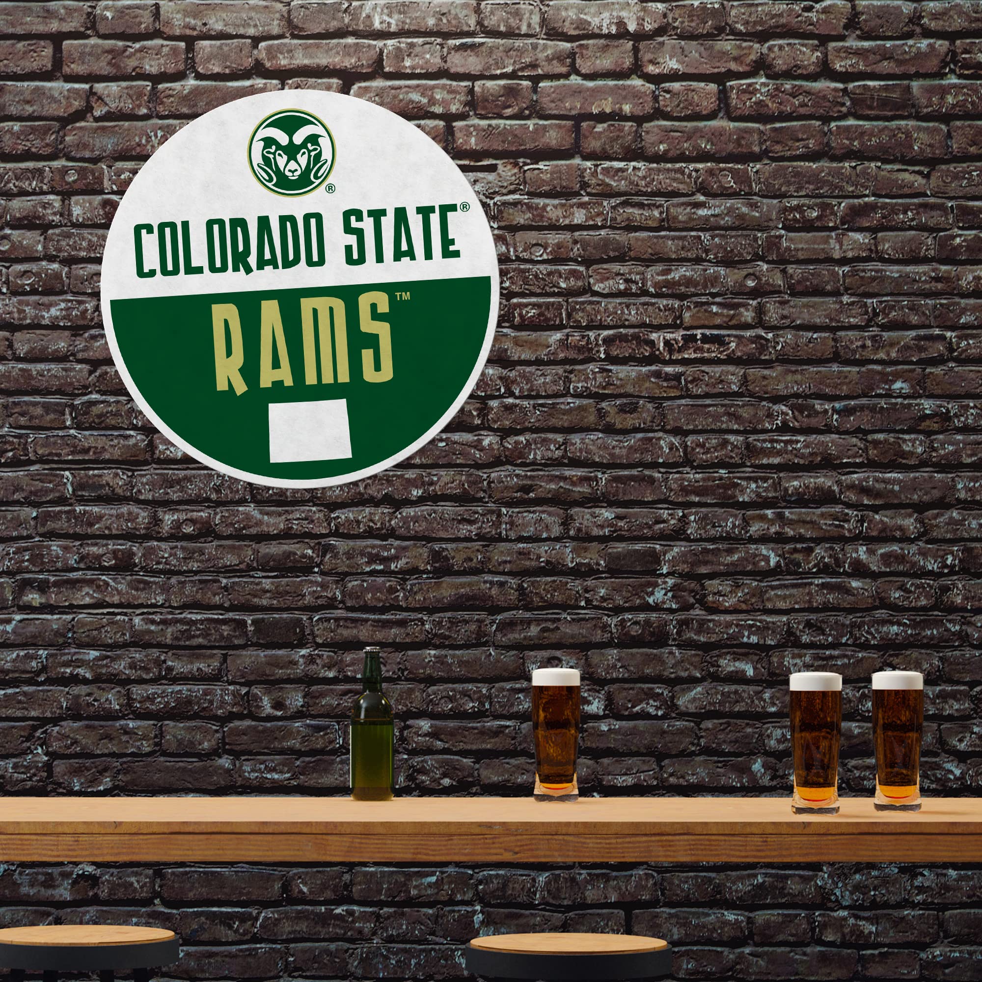 Rico Industries Ncaa Colorado State Rams Classic Shape Cut Pennant - Home And Living Room D  Cor - Soft Felt Ez To Hang