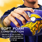Franklin Sports Nfl Team Foam Footballs - Soft Foam Youth Mini Footballs For All Nfl Teams - Kids Junior 8.5'' Football + Air Pu