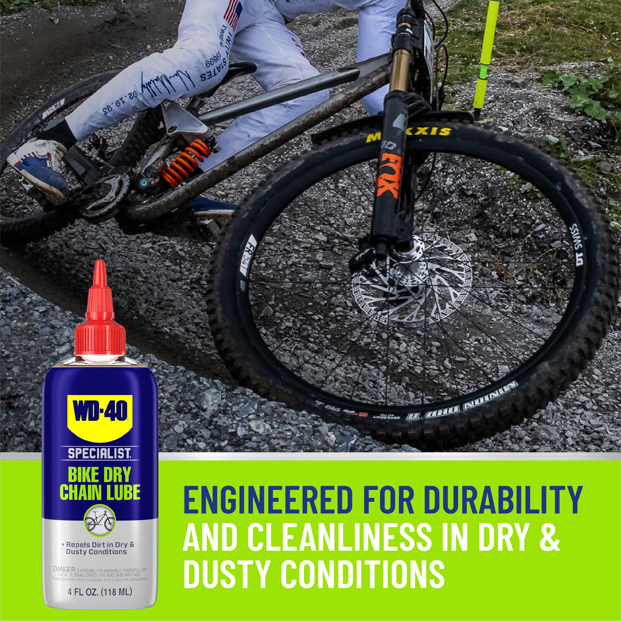 Wd-40 Specialist Bike Dry Chain Lube, 4 Oz