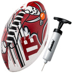 Franklin Sports Nfl Tampa Bay Buccaneers Football - Youth Mini Football - 8.5'' Junior Size Ball - Spacelace Easy Grip Texture-