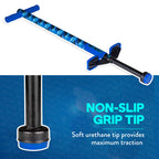 Flybar Foam Jolt Pogo Stick For Kids Age 5 And Up, Between 40 To 80 Pounds, Beginners Kids Pogo Stick For Boys And Girls (Blue C
