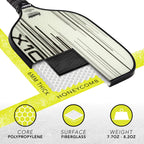Franklin Sports Pickleball Paddle - X-1000 Polypropylene Core Pickleball Racket - Official Usa Pickleball (Usapa) Approved Pickl