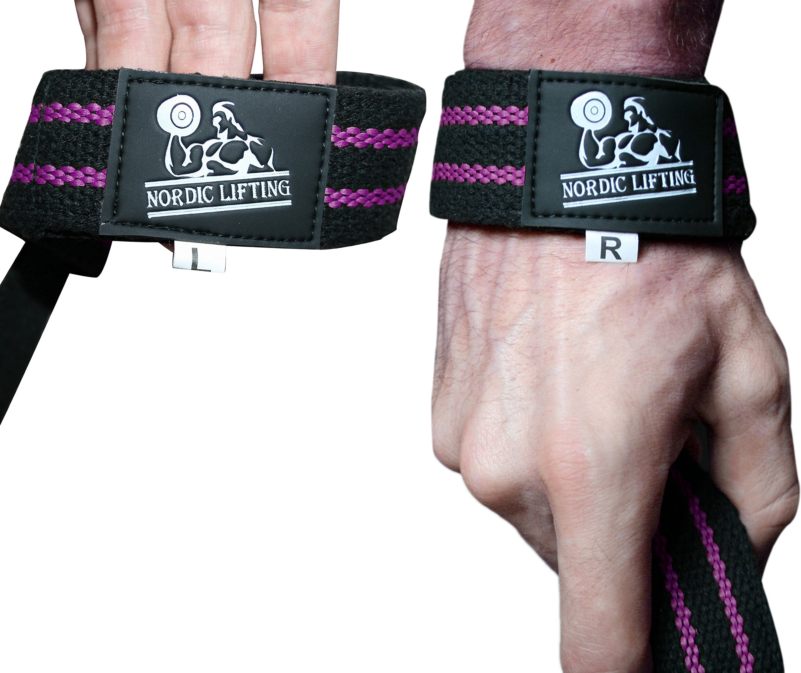 Wrist Wraps + Lifting Straps Bundle (2 Pairs) For Weightlifting, Cross Training, Weight Lifting, Workout, Gym, Powerlifting, Bod