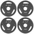 CAP Barbell 2-Inch Olympic Grip Weight Plate, 10 lb, Set of 4 plates