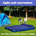 Dimar Garden Queen Size Camping Air Mattress Inflatable Bed With Pillow,Include Pump