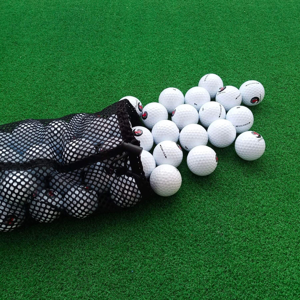 Aolowewin 2Pcs Golf Ball & Toy Storage Mesh Bag, Golf Ball Bag Sack, Golf Mesh Bag, Multi-Purpose Net Pouch, Fit For Table Tenni