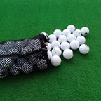 Aolowewin 2Pcs Golf Ball & Toy Storage Mesh Bag, Golf Ball Bag Sack, Golf Mesh Bag, Multi-Purpose Net Pouch, Fit For Table Tenni