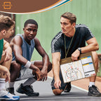 Basketball Dry Erase Board For Coaches 15X10.5 Double Sided Basketball Whiteboard Coaching Board Equipment Includes 2 White Boar