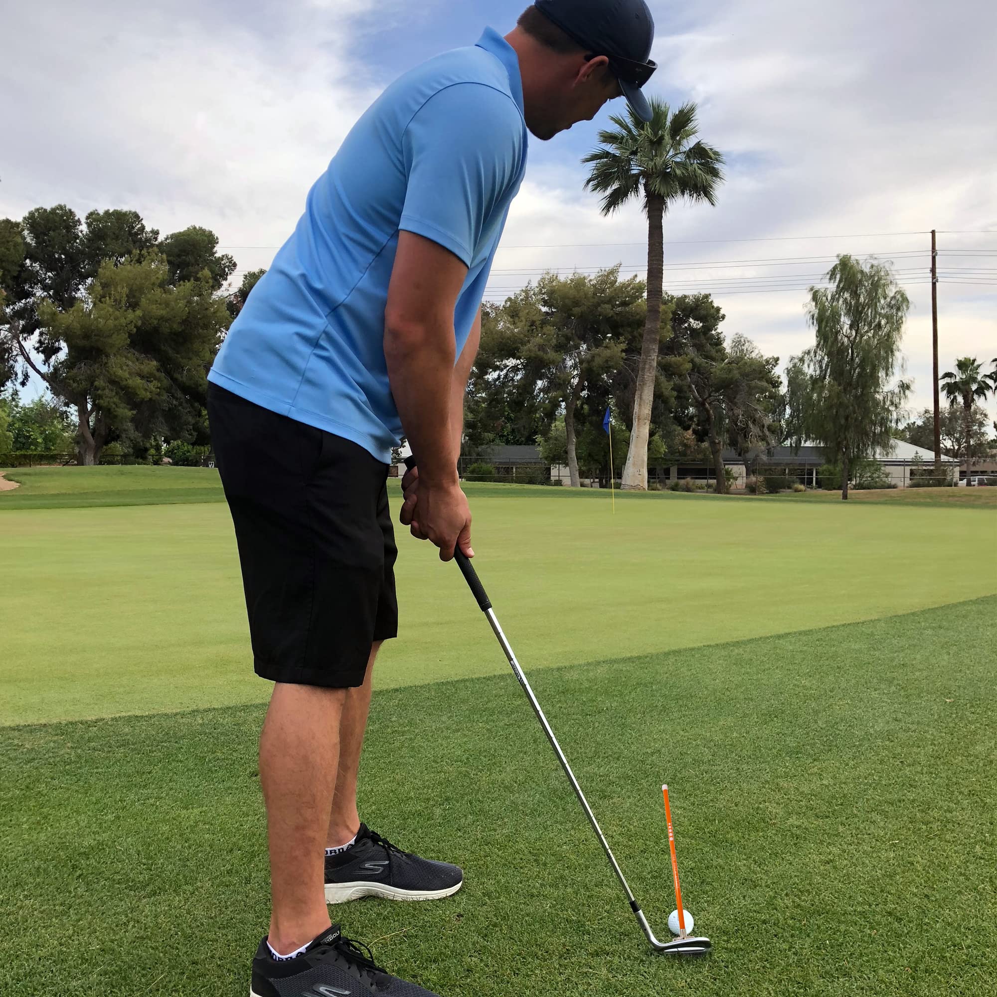 Forenomore Golf Alignment Rods: Magnetic Club Alignment Stick Demonstrates Correct Golf Swing Aim, Golf Training Aid Magnet Lie