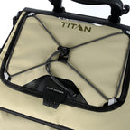 Arctic Zone Titan Deep Freeze 60 (50+10) Can Collapsible Rolling Cooler With Wheels And All-Terrain Cart, Moss