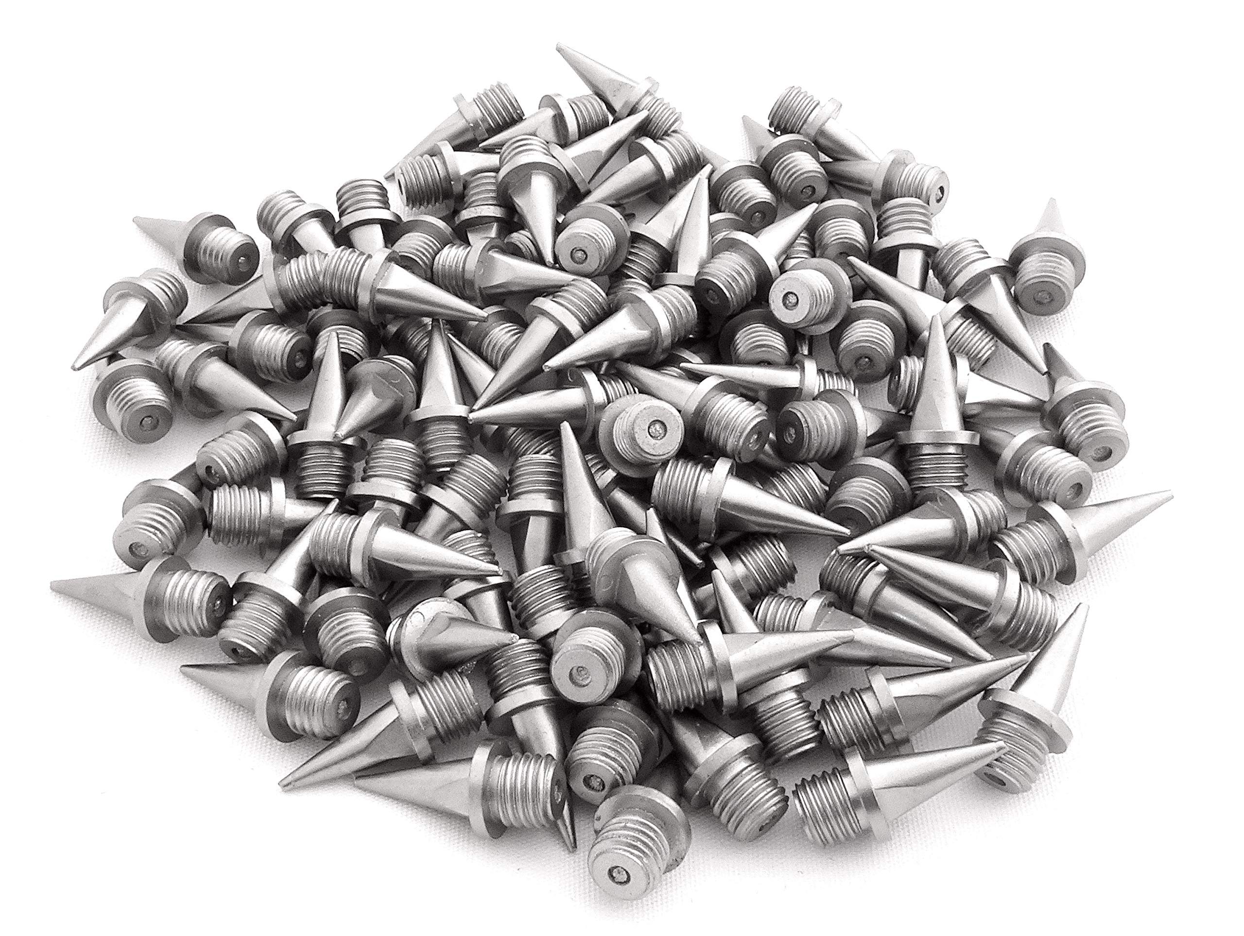 ecoSpikes Stainless Steel Track and Cross Country Spikes (1/2 Silver, 100x)