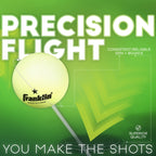 Franklin Sports Glow In The Dark Ping Pong Balls - Official Size + Weight 40Mm Table Tennis Balls - One Star Glow In The Dark Pi