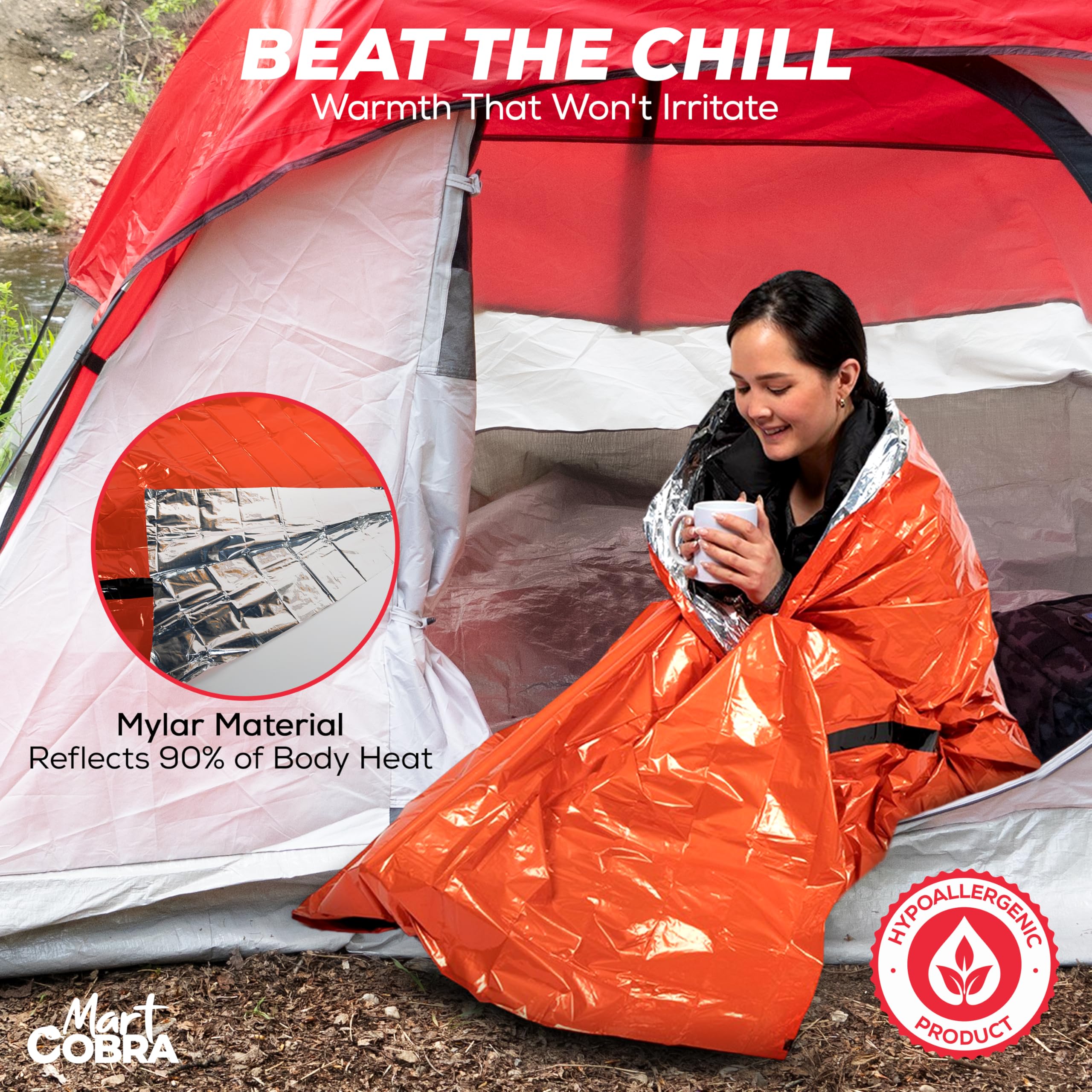 Emergency Sleeping Bag X3, Life Bivy Sack, Emergency Sleeping Bags For Survival Sleeping Bag, Tac Bivvy Bag, Portable Thermal Sl