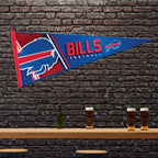 Rico Industries Nfl Football Buffalo Bills Primary 12'' X 30'' Felt Wall D  Cor Pennant - Great For Home/Bed Room/Man Cave D  Co