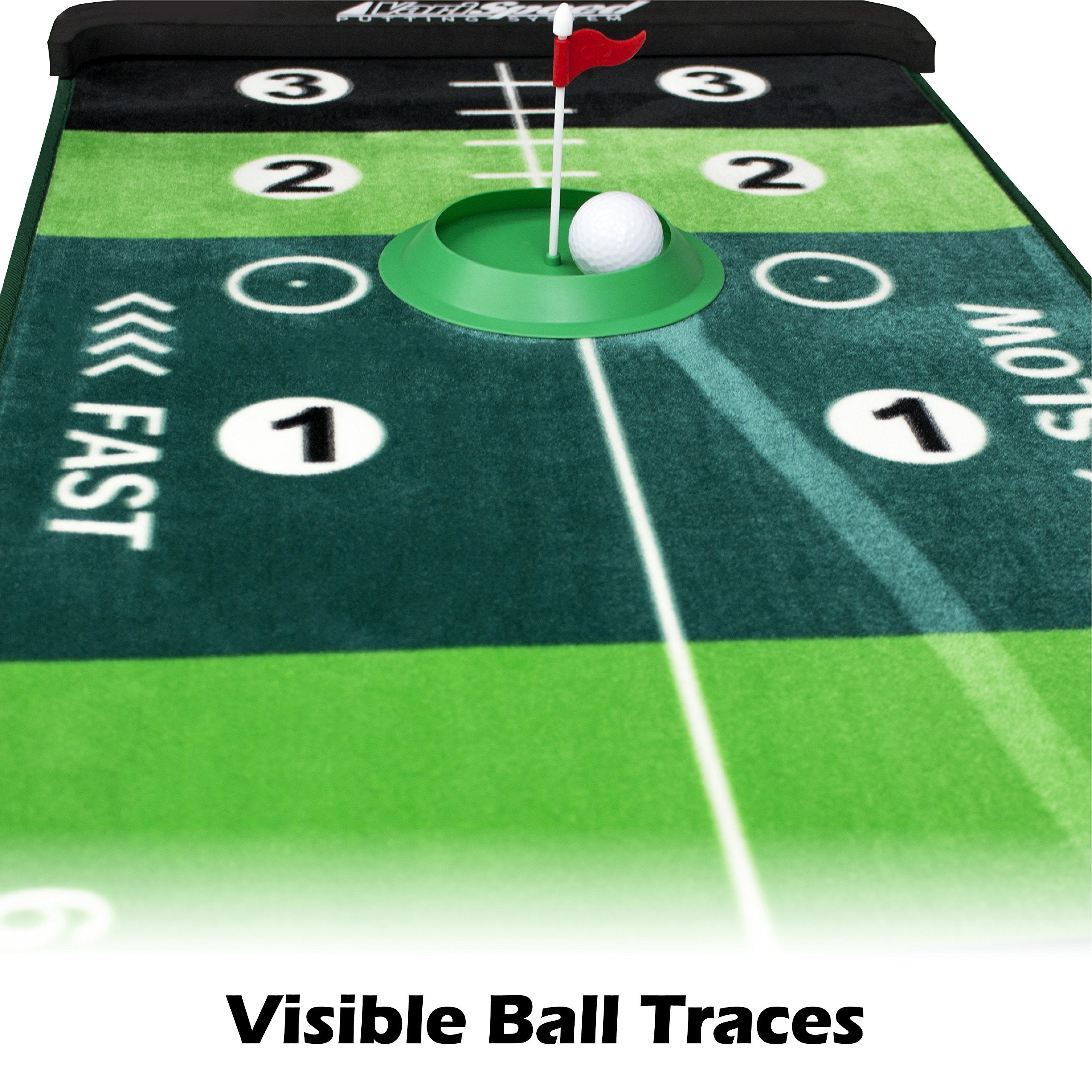 Proactive Sports, Varispeed Putting System, 10 Ft, Mimics Real Putting Green, Loaded With Drills, Training Aid For Indoor Or Out
