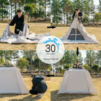 Kazoo Instant Camping Tent (2P Khaki)
