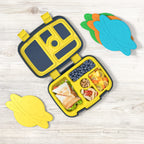 Bentgo Buddies Reusable Ice Packs - Slim Ice Packs for Lunch Boxes, Lunch Bags, and Coolers - Multicolored 4-Pack (Planet)