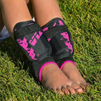 Napoli Soccer Shin Guards-Black/Pink - Vizari Sports