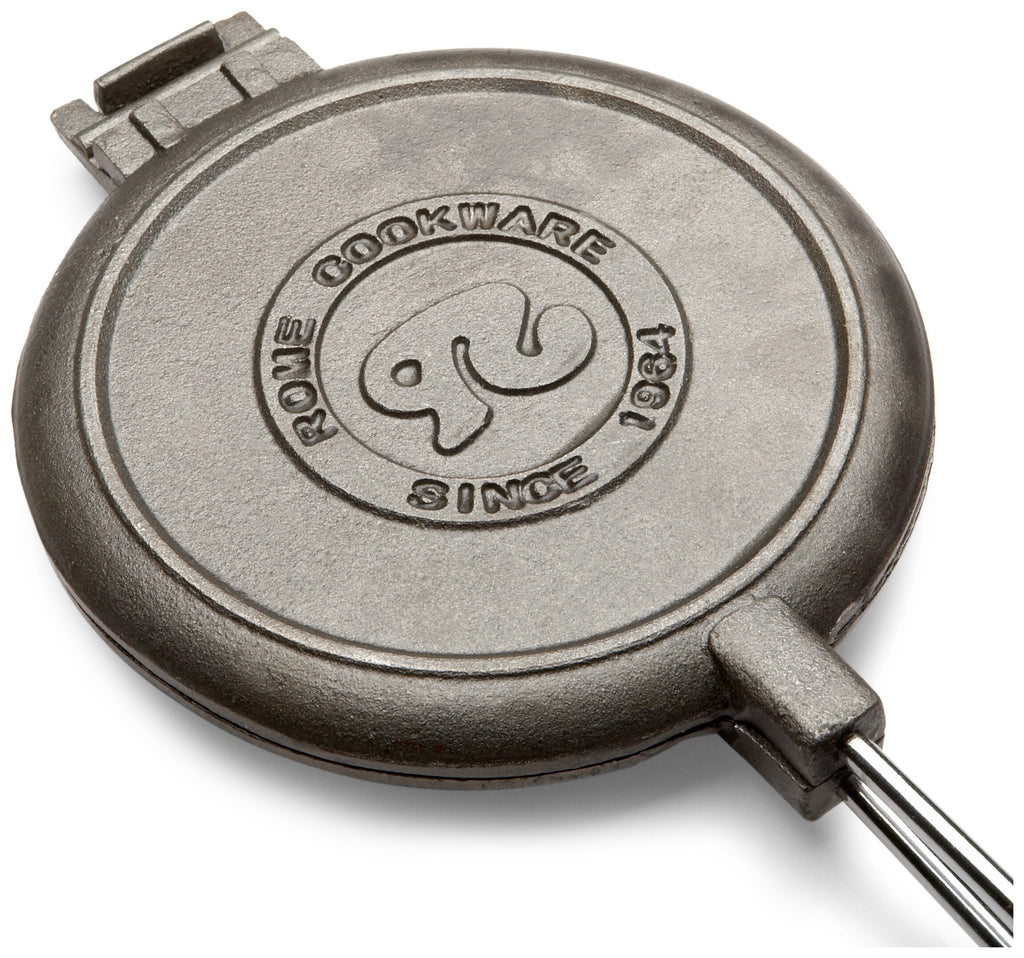Rome 1028 Chuckwagon Waffle Iron, Cast Iron, One Size, Gray