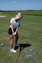 The Striker 3000 Golf Training Aid - Improve Ball Striking - Helps Player Monitor Ball Position, Swing Path, And Angle Of Attack