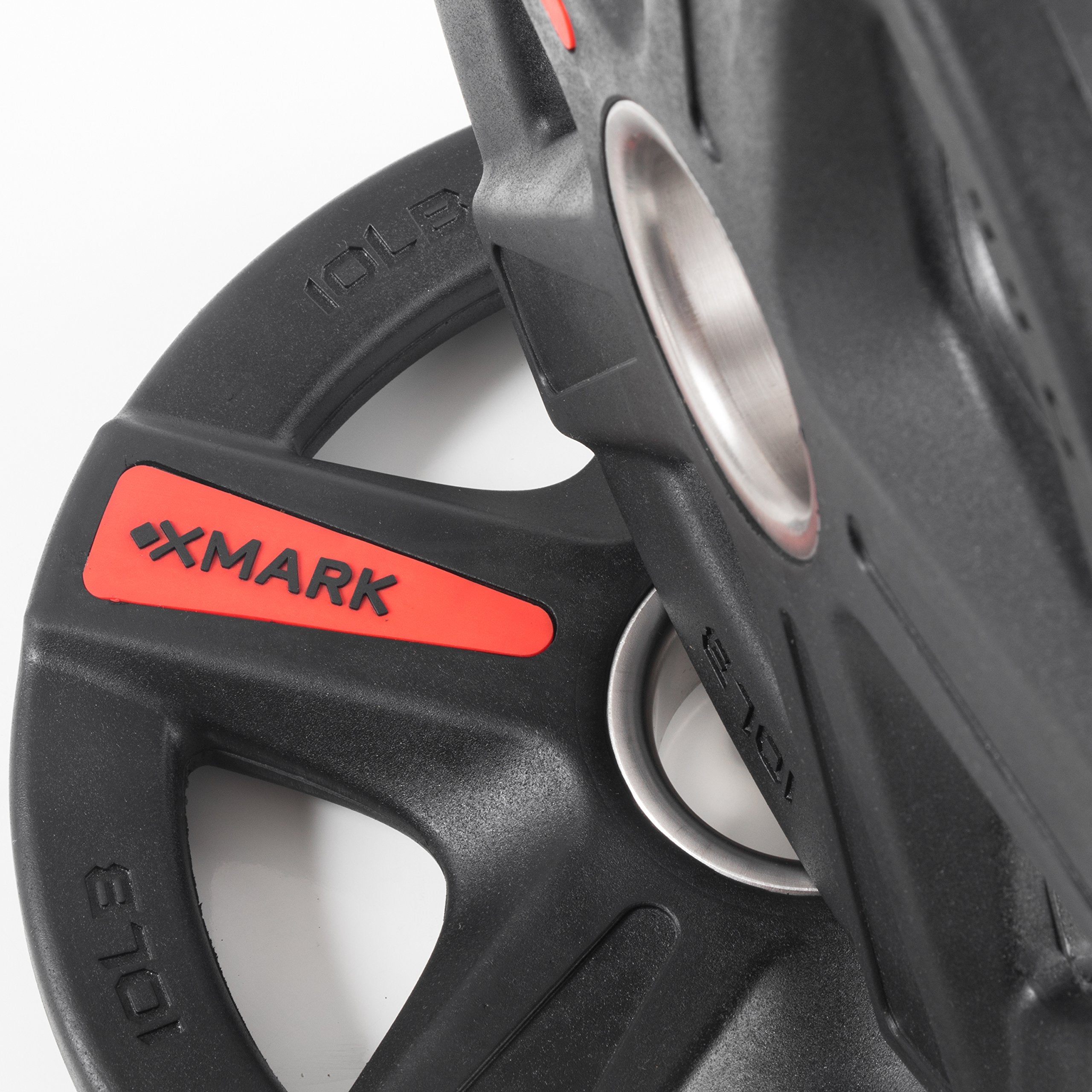 Xmark Texas Star 45 Lb Pair Olympic Plates, Patented Design, One-Year Warranty, Olympic Weight Plates