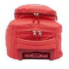 Travelers Club 18 Rolling Backpack with Shoulder Straps, Red