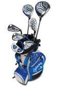Callaway Golf Xj Junior Golf Set, Level 3, 7 Piece Set, Left Hand, Blue