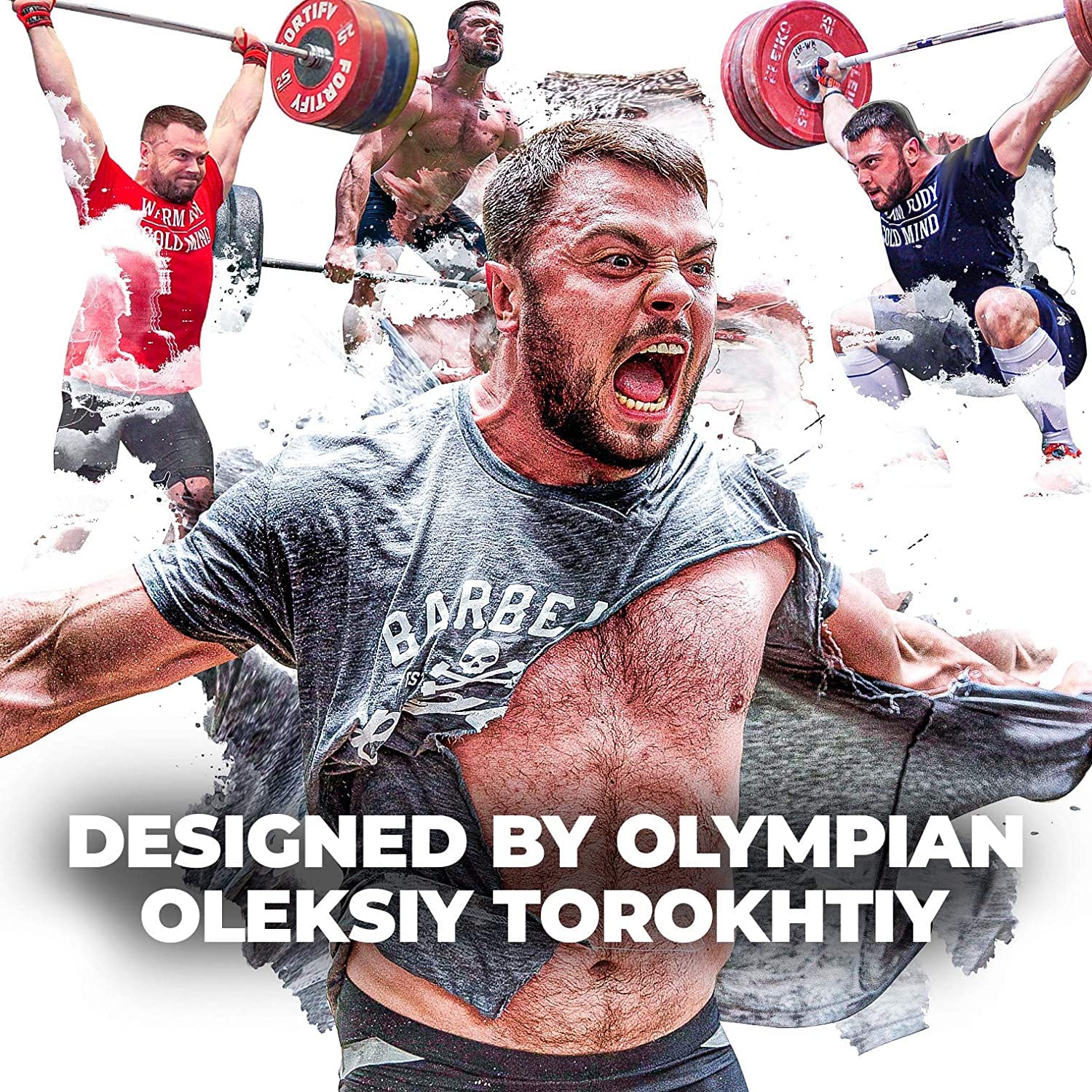 Warm Body Cold Mind Lasso Lifting Wrist Straps For Crossfit, Olympic Weightlifting, Powerlifting, Bodybuilding, Functional Stren