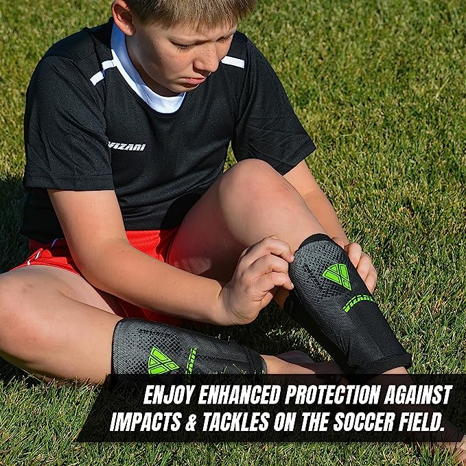 Vizari Vector Soccer Shin Guard – Black
