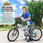 Bike Wheel Dinosaurs Spokes - 36 Kit - Cute Biking Accessories For Kids - Bicycle Spokes Decorations - Cool Cycling Gear Gift Fo