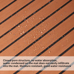 Zeeos Eva Foam Teak Decking Floor Sheet,Non-Skid-Self-Adhesive Flooring Synthetic Deck Marine Yacht Rv Boat Flooring Mats,Teak W