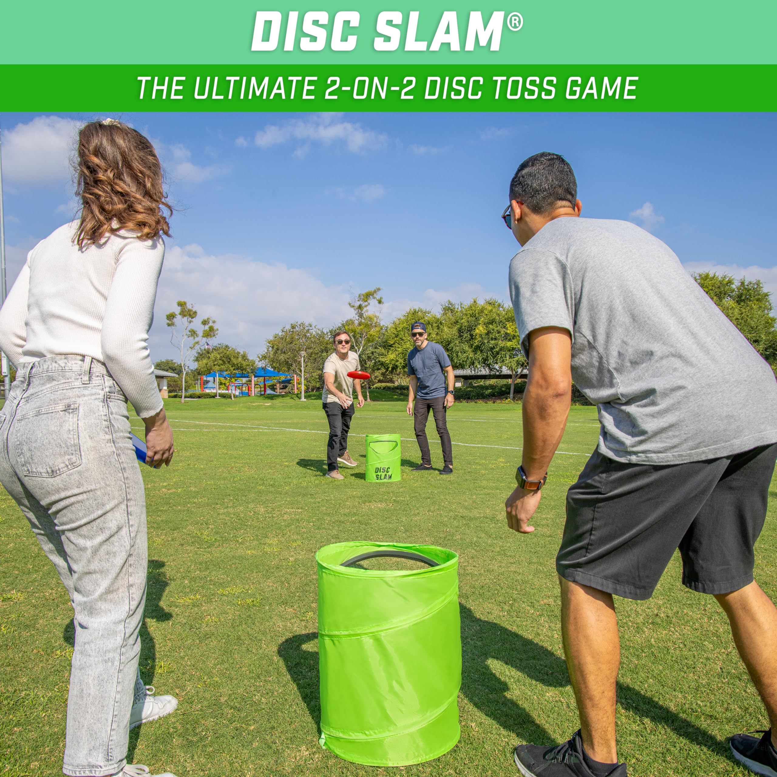 Gosports Disc Slam Flying Disc Game Set, With 2 Discs And Case