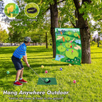 Vatos Golf Chipping Game Mat With Club, Golf Practice Mats Golf Training Mat Indoor Outdoor For Kids Adults Family, Golf Hitting
