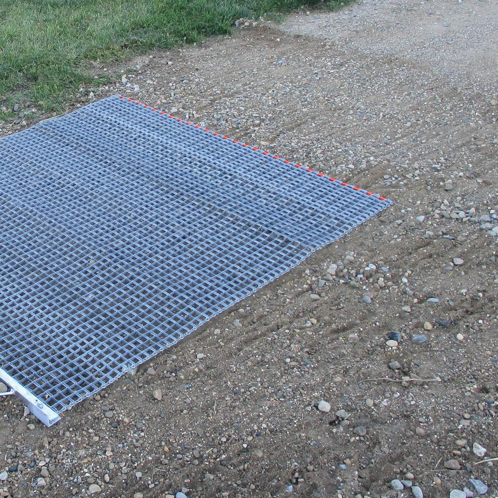 Yard Tuff 53Hpdm Atv/Utv 5 X 3 Feet Heavy Duty Durable Zinc And Steel Mesh Field Surface Leveling Drag Mat For Manual Or Vehicle