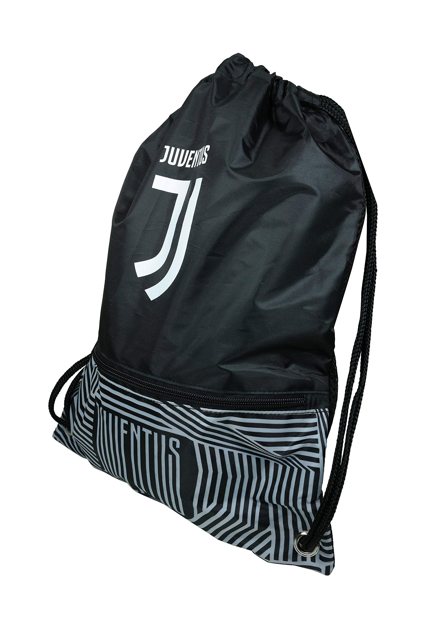 Icon Sports Compatible with Juventus Official Drawstring Cinch Bag 01