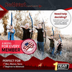 Southwest Archery Tigershark Takedown Recurve Bow - 62 Hunting Bow - Left & Right Handed - Draw Weights In 16Lb-60Lb - Usa Based