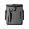 Geckobrands Opticool Backpack Cooler - Holds Up To 36 Cans Or 18 Bottles, (Everyday Grey), 3 Pockets, Easy Access Lid