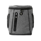 Geckobrands Opticool Backpack Cooler - Holds Up To 36 Cans Or 18 Bottles, (Everyday Grey), 3 Pockets, Easy Access Lid