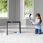 Franklin Sports Unisex Teen Franklin Sports Tampa Bay Lightning Mini Hockey Set Knee Hockey Goal Ball 2 Hockey Stick Combo, Tamp